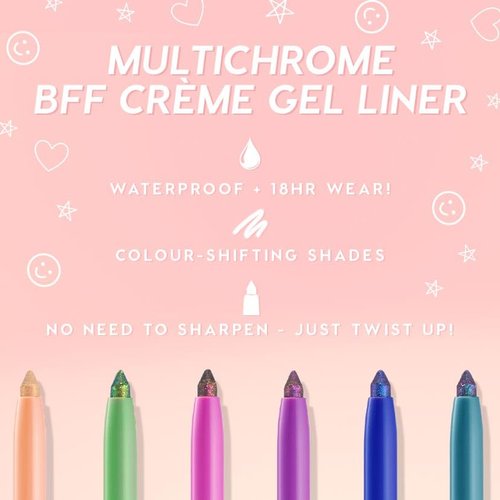 ColourPop Crème Gel Waterproof Chrome Eyeliner - 18HR Ultra-Pigmented, Smudge-Proof Pencil | Power Trip (0.01 oz)
