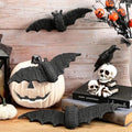 Bat Wall Hanging Decor - 3D Woven Rattan Halloween Creatures, 9.06/7.48/5.91 Inch, Rustic and Handcrafted, Variation of THIS listing
