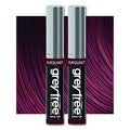 Hair Mascara Root Touch-Up for Gray Hair - Burgundy 2 Pack - Precision Concealer for Roots Brows Beard