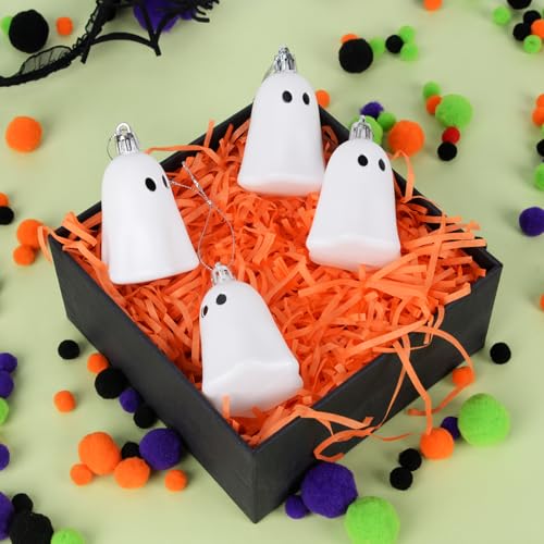 15 Pcs Halloween Hanging Ghost Ornaments Mini Plastic Tree Decorations - Variation 15