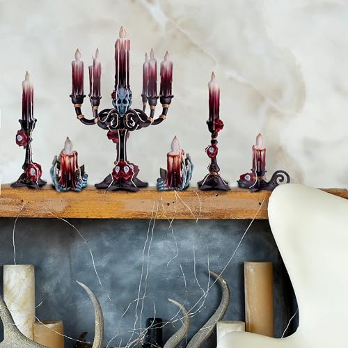 Halloween Blood & Rose Garland Decorations Bundle for Party Decor
