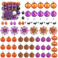 Halloween Tree Decorations Set - 61 Shatterproof Ornaments for Indoor Outdoor Holiday Decor