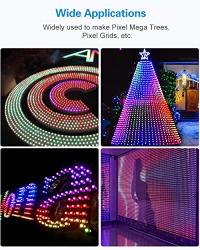 LED Pixel Mounting Strips for 12mm WS2811 RGB Addressable LED Lights