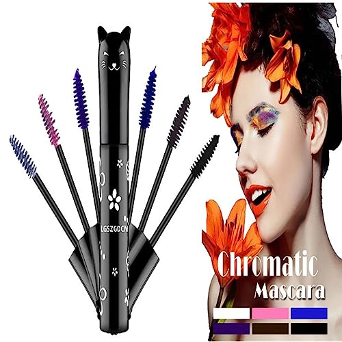 6 Colors Waterproof Mascara Set - Lengthening, Curling, Thickening Eye Makeup Kit