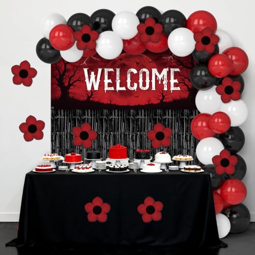 Halloween Forest Welcome Banner and Horror Party Decorations Set