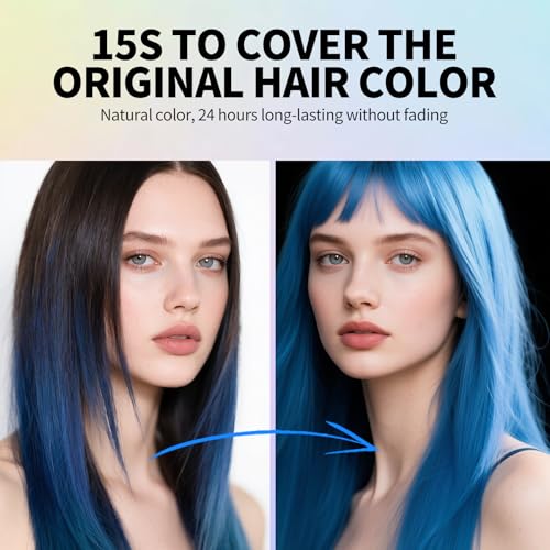 Green Temporary Hair Color Spray - Quick Dry, Non-Sticky, 100mL