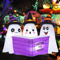 Halloween Inflatable Ghost Decor with Built-in LEDs, 5.2ft Outdoor Yard Decorations