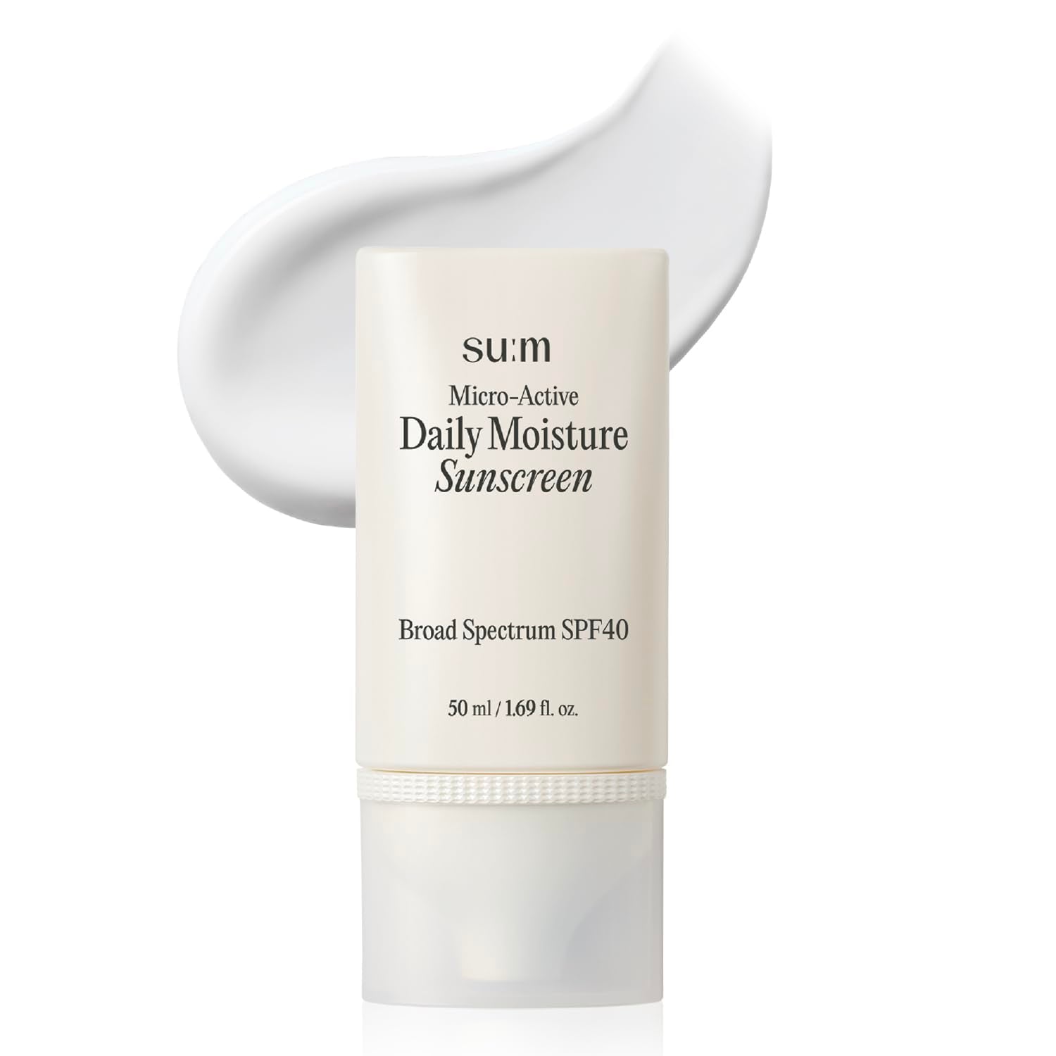 SU:M Micro-Active Daily Moisture Sunscreen - SPF 40 Korean Skincare for Hydration & UV Protection (1.69 fl oz)