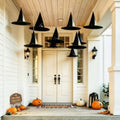10 Pack Halloween Witch Hats for Decoration - Lightweight Black Wizard Hats