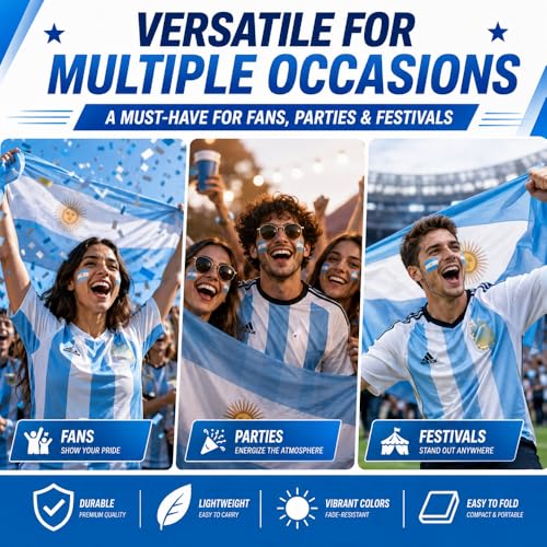 Argentina Flag Face Paint Stick - Blue & White Body Paint - Variation: Argentina