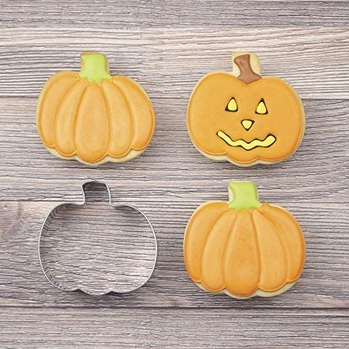 Pumpkin Cookie Cutter 3 Inch - Made in USA for Baking & Decorating