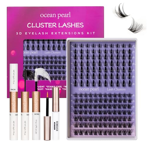 Ocean Pearl Manga Clusters Kit M32+M35 Spike Effect Eyelash Set - 154 Pcs