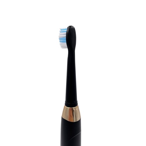 6-Pack Replacement Toothbrush Heads for Dnsly Fairywill FW507/FW508/FW917/FW909/FW949/FW958/FW507B/FW908/FW610/FW659/FW719/FW910 KIPOZI Sboly Sonic Electric Toothbrush (Black)