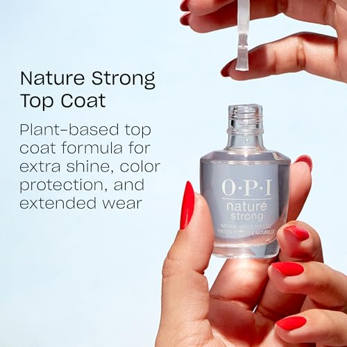 OPI Nature Strong 3-Step Nail System - Base & Top Coat, Natural Colors