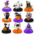 Halloween Party Decorations 9-Piece Indoor Table Centerpieces - Spooky Character Set
