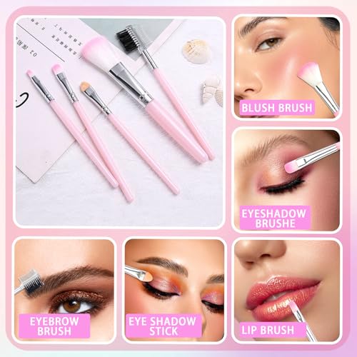 PPPyYiDi 70 Colors Eyeshadow Palette with Brush - Matte Glitter Makeup Kit - Variation A