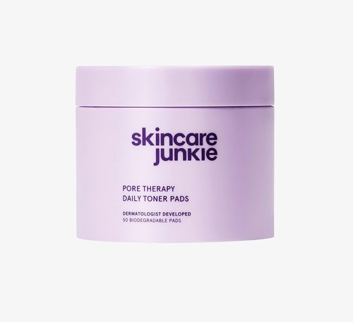 Regine Switzerland Pore Therapy Daily Toner Pads - Exfoliate Dead Skin Cells, Fragrance-Free, 50 Pads