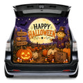 Halloween Trunk or Treat Car Decorations Kit Pumpkin Farm Scene Backdrop Banner