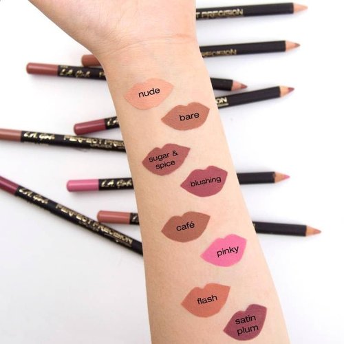 L.A. Girl Perfect Precision Lipliner - Deep Red Shade for Flawless Lip Definition