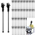 Halloween Zombie Hands Drink Stir Sticks - 30 Pcs Spooky Cocktail Swizzle Decor