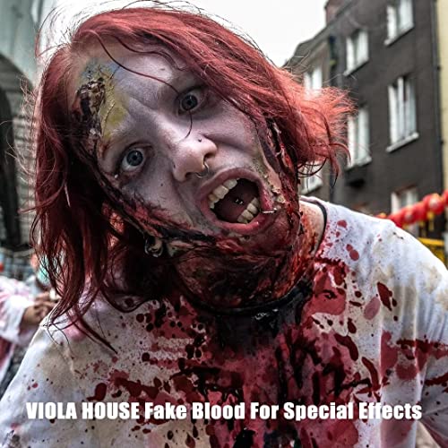 Fake Blood Spray for Halloween & Horror Effects - Washable, Non-Toxic, 50g