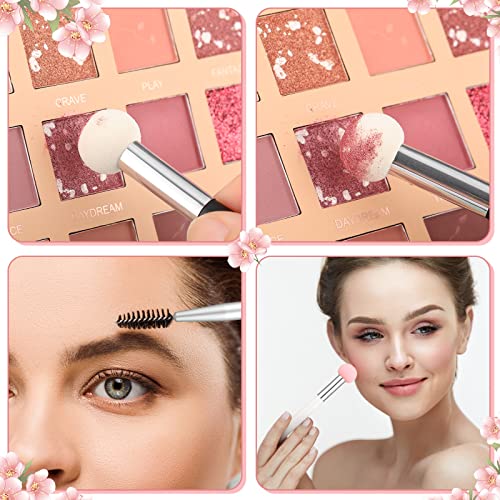 Makeup Sponge Brush Set with Double-Ended Applicators for Foundation & Concealer