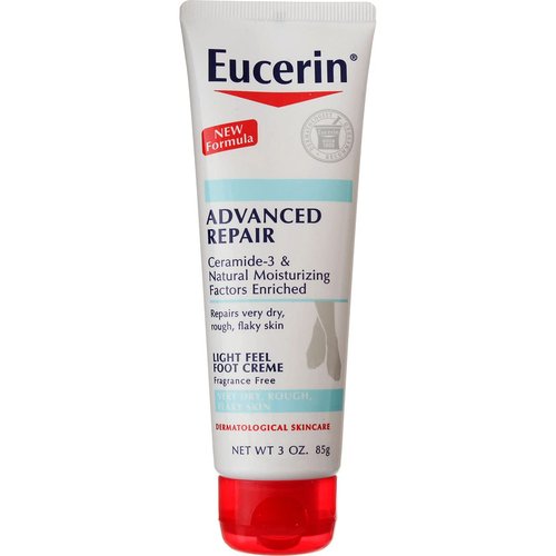 Eucerin Intensive Repair Foot Cream - Deep Hydration & Repair | 3 Oz (Pack of 2)