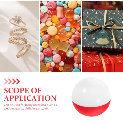 Empty Plastic Ball Capsules 50 Pcs 1.96 Inch Fillable Candy & Party Favors Containers