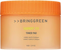 BRING GREEN Carrot Toner Pad - Vitamin & Retinol Formula for Even Skin Tone | 60 Count