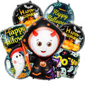 Halloween Balloons Set for Indoor Outdoor Party Decorations - 7 Pcs
