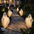 Outdoor Solar Ghost Lights 3-Pack - Halloween Pathway Yard Decor