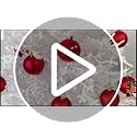 HipTree 30-Pack Red Christmas Halloween Tree Ornaments - 2.36 Inch