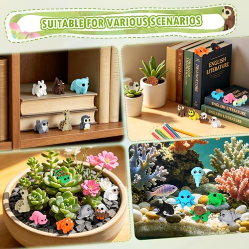 Mini 3D Printed Animal Figurines Set - 50 Styles, Poseable Pals Variation of This Listing