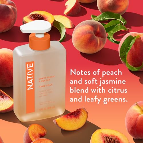 Native Liquid Hand Soap - Sweet Peach & Nectar, 13oz Pack of 1