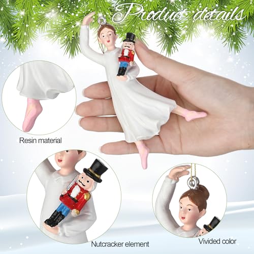 Christmas Nutcracker Ballet Ornament - Holiday Dance Decor for Tree & Gifts