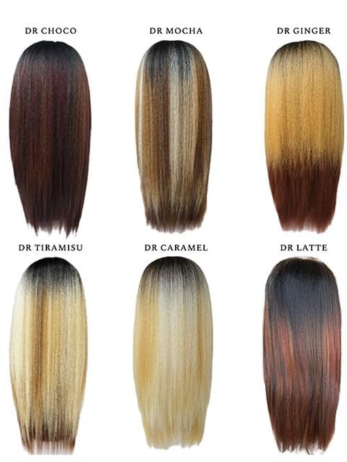 Janet Collection melt VEIL BANG HD 360 HUMAN HAIR BLEND PRIME UNIMIX Hand-Tied 13X6 Frontal with HD 360 Glueless Transparent Lace BATA Wig (COLOR #1B)