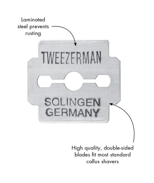 Tweezerman Replacement Callus Shaver Blades, 20 Count (Pack of 2)