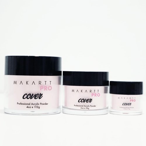 MakarttPro Acrylic Powder - 4oz Nail Cover for Extensions | Professional Quality in Cherry Mist