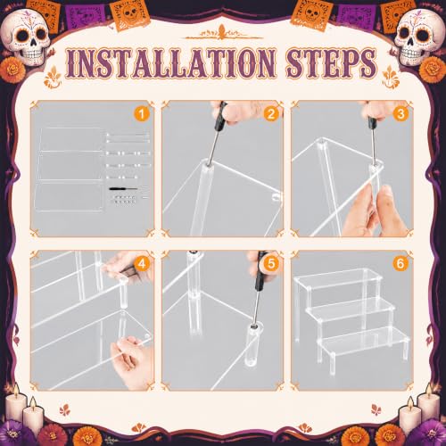 Simple Dia De Los Muertos Decorations Day of the Dead Altar Kit - 34 Pcs