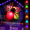3.5FT Inflatable Halloween Spider Decor with Color Changing LED Lights