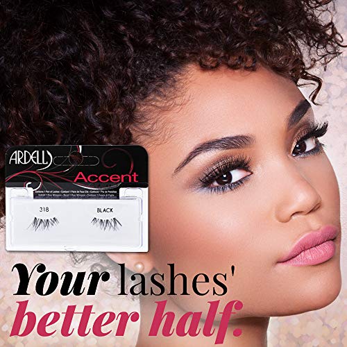 Accent Half Lashes 318 Natural Wispy Cat Eye False Eyelashes - 4 Pack
