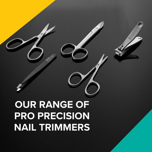 Rui Smiths Professional Slanted Tweezers | Precision German Stainless Steel Eyebrow Tweezers, Aligned Tips, Matte Black Finish