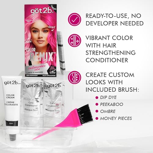 Semi-Permanent Hair Color - Shocking Pink - 2.2 Fl Oz - Variation of THIS listing