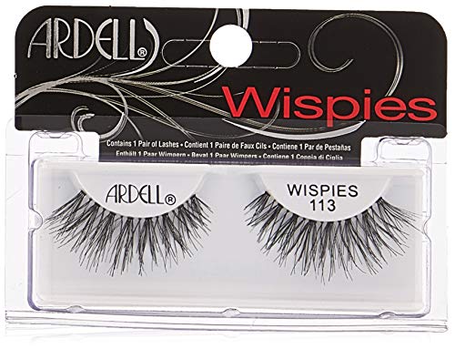 False Eyelashes Pack of 4 - Signature Wispies Style, Reusable, Easy to Apply