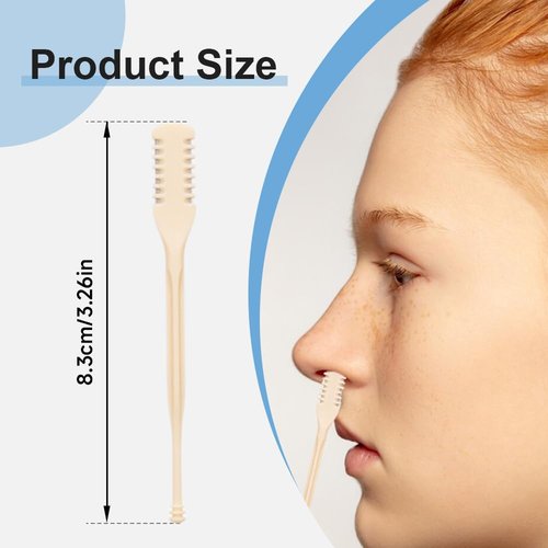 Eadwe 2-In-1 Nasal Hair Cutter - 360° Rotating Nose Hair Trimmer & Grooming Kit | Portable & Safe Design (Dark Green)