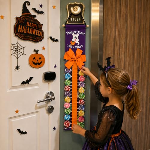 Halloween Fish Extender Lollipop Holder for Cruise Door - Purple