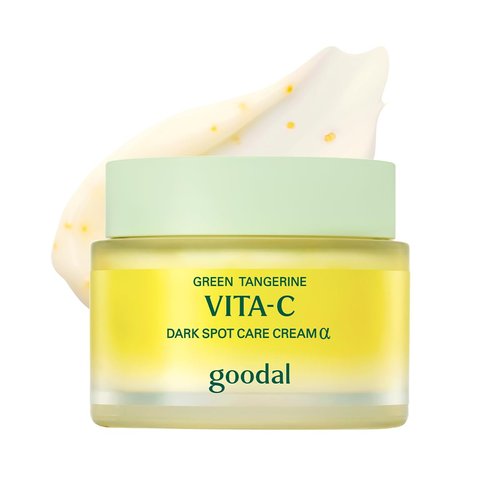 GOODAL Green Tangerine Vitamin C Cream [Advanced Ver.] – Vitamin C Cream with 5% Niacinamide | Fades Dark Spots, Boosts Radiance & Hydrates | Korean Skincare 1.69oz / 50ml