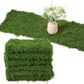 Artificial Moss Table Runner for Halloween Party Decor - Green - 6 Pack