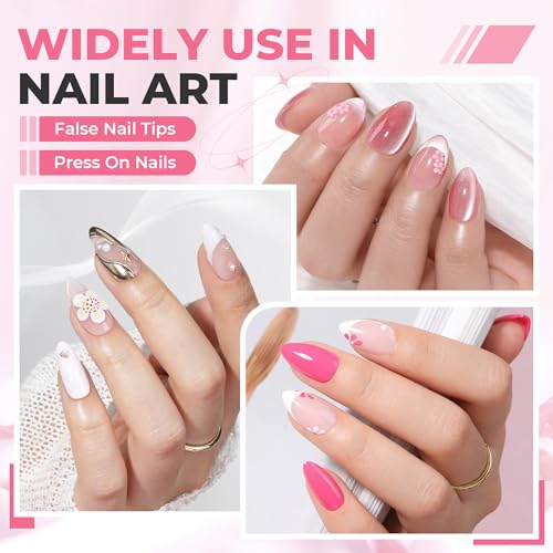 Semi Solid Nail Glue 20ML - Strong, Fast-Drying Press On Nails Adhesive - No Lamp Needed