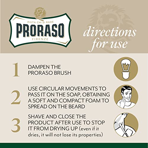 Proraso Refreshing Shaving Soap - 5.2 Ounce Pack of 1, Made in Italy